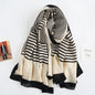 Cross-border Cotton and Linen Scarf Women's Japanese and Korean High-end Fashion Scarf Spring and Summer Sunscreen Warm Shawl Simple Scarf