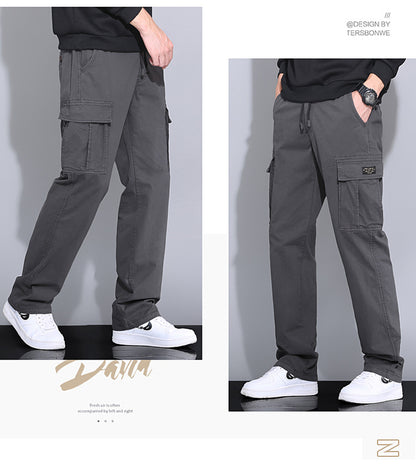 Wholesale overalls men's loose fashion brand autumn men's pants Autumn New toe Harlan pants men's casual pants cross-border