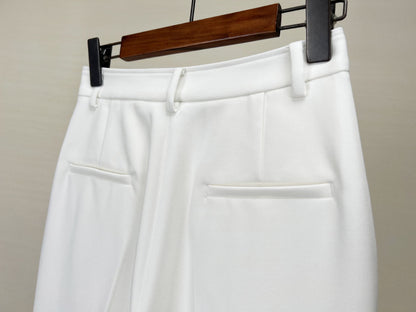 24 Spring and Autumn New Style Women's Suit Pants with Strong Draping Effect, Comfortable and Non-Tight, Commuter Pencil Pants, Versatile Nine-Point Straight-Leg Pants, High Waist