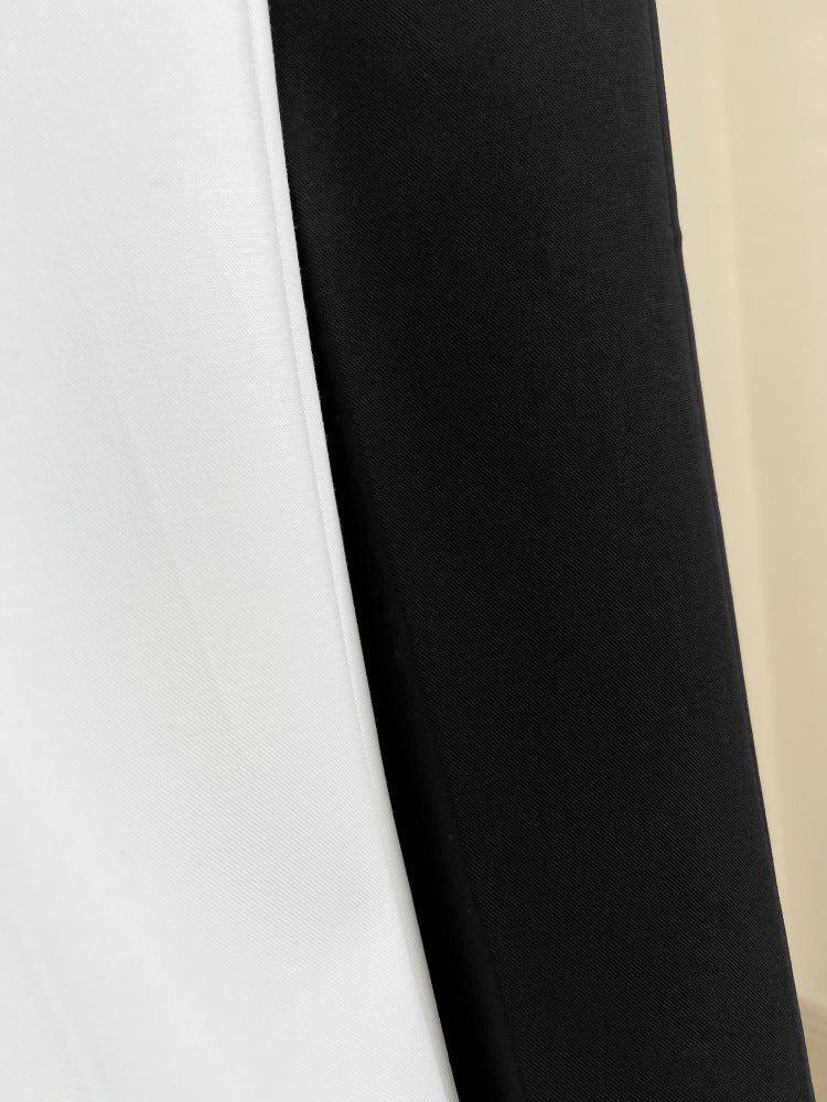 24 Spring and Autumn New Style Women's Suit Pants with Strong Draping Effect, Comfortable and Non-Tight, Commuter Pencil Pants, Versatile Nine-Point Straight-Leg Pants, High Waist