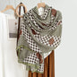 Cross-border Cotton and Linen Scarf Women's Japanese and Korean High-end Fashion Scarf Spring and Summer Sunscreen Warm Shawl Simple Scarf