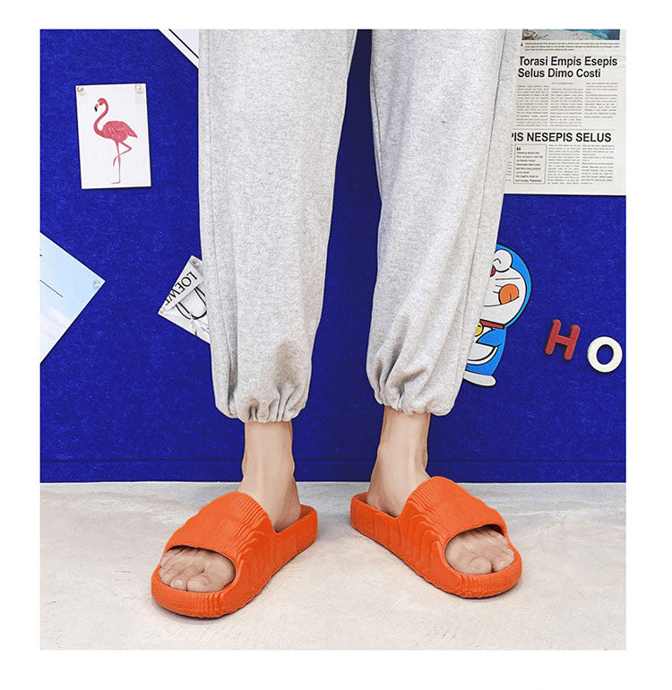[Hot Style] New Summer Slippers, Slip-Ons for Couples, Easiest for Match Casual Non-Slip, Deodorant Home Sandals