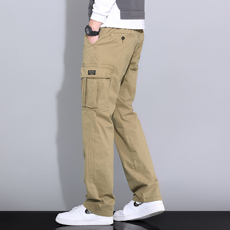 Wholesale overalls men's loose fashion brand autumn men's pants Autumn New toe Harlan pants men's casual pants cross-border