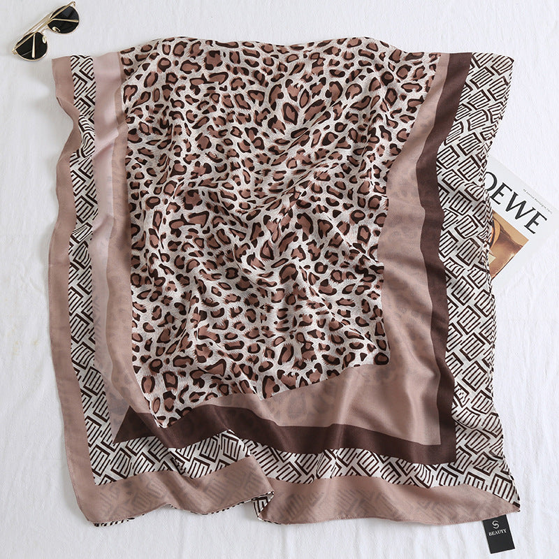 Cross-border Cotton and Linen Scarf Women's Japanese and Korean High-end Fashion Scarf Spring and Summer Sunscreen Warm Shawl Simple Scarf