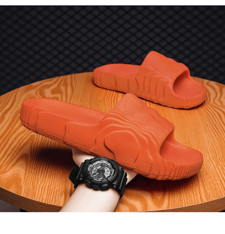 [Hot Style] New Summer Slippers, Slip-Ons for Couples, Easiest for Match Casual Non-Slip, Deodorant Home Sandals