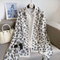 Cross-border Cotton and Linen Scarf Women's Japanese and Korean High-end Fashion Scarf Spring and Summer Sunscreen Warm Shawl Simple Scarf