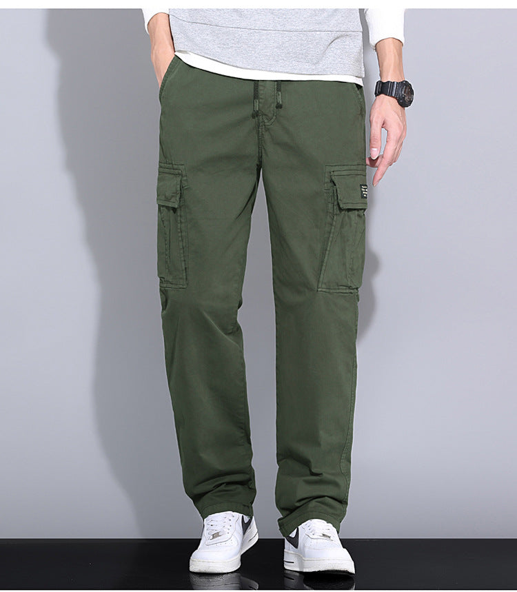 Wholesale overalls men's loose fashion brand autumn men's pants Autumn New toe Harlan pants men's casual pants cross-border
