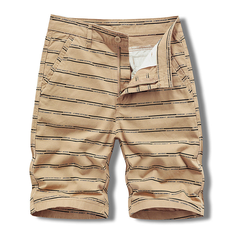 Casual Shorts Summer Men's Japanese-style Tooling All-match Solid Color Striped Claw Pants Boys Running Sports Men's Pants