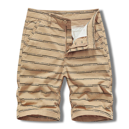 Casual Shorts Summer Men's Japanese-style Tooling All-match Solid Color Striped Claw Pants Boys Running Sports Men's Pants