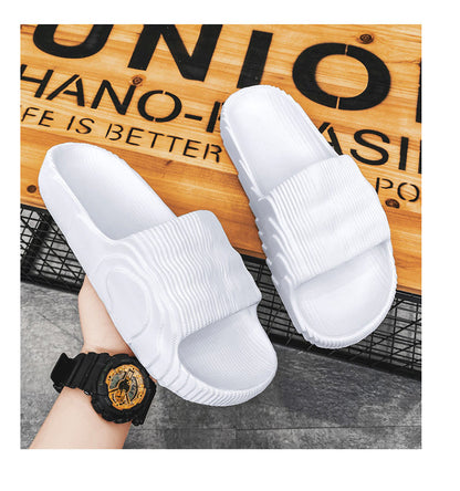[Hot Style] New Summer Slippers, Slip-Ons for Couples, Easiest for Match Casual Non-Slip, Deodorant Home Sandals