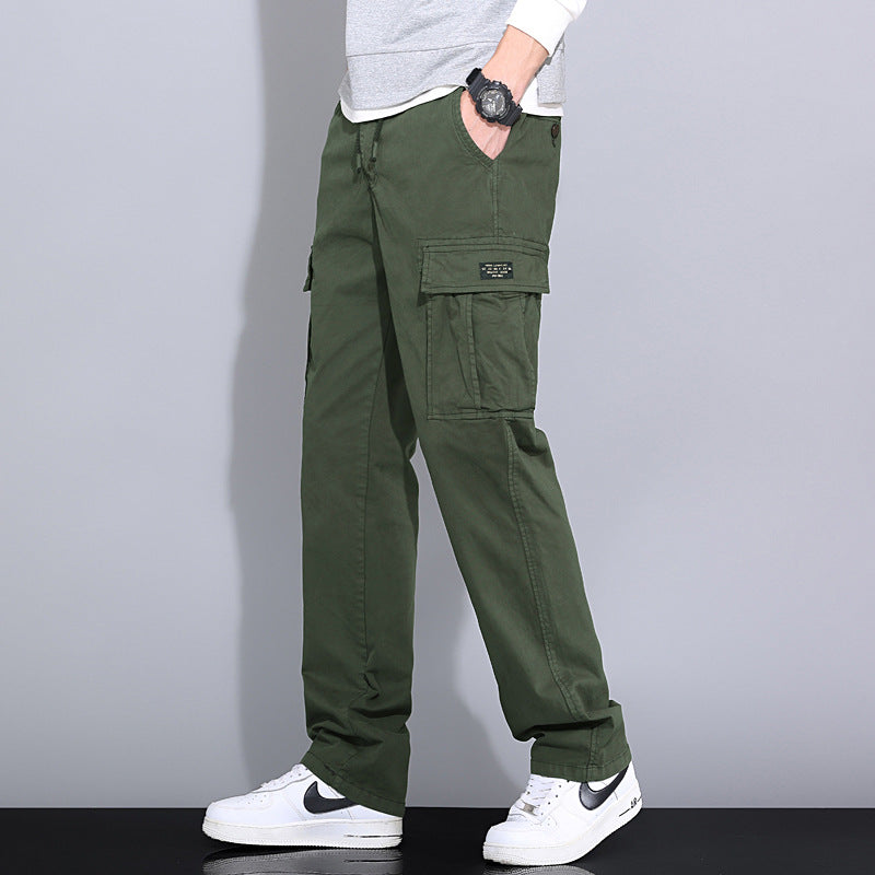 Wholesale overalls men's loose fashion brand autumn men's pants Autumn New toe Harlan pants men's casual pants cross-border