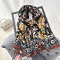 Cross-border Cotton and Linen Scarf Women's Japanese and Korean High-end Fashion Scarf Spring and Summer Sunscreen Warm Shawl Simple Scarf