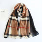 Cross-border Cotton and Linen Scarf Women's Japanese and Korean High-end Fashion Scarf Spring and Summer Sunscreen Warm Shawl Simple Scarf
