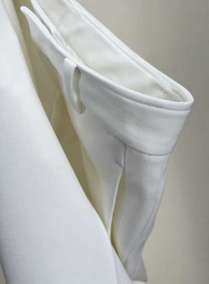 24 Spring and Autumn New Style Women's Suit Pants with Strong Draping Effect, Comfortable and Non-Tight, Commuter Pencil Pants, Versatile Nine-Point Straight-Leg Pants, High Waist