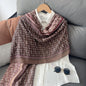 Cross-border Cotton and Linen Scarf Women's Japanese and Korean High-end Fashion Scarf Spring and Summer Sunscreen Warm Shawl Simple Scarf