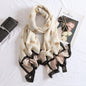 Cross-border Cotton and Linen Scarf Women's Japanese and Korean High-end Fashion Scarf Spring and Summer Sunscreen Warm Shawl Simple Scarf