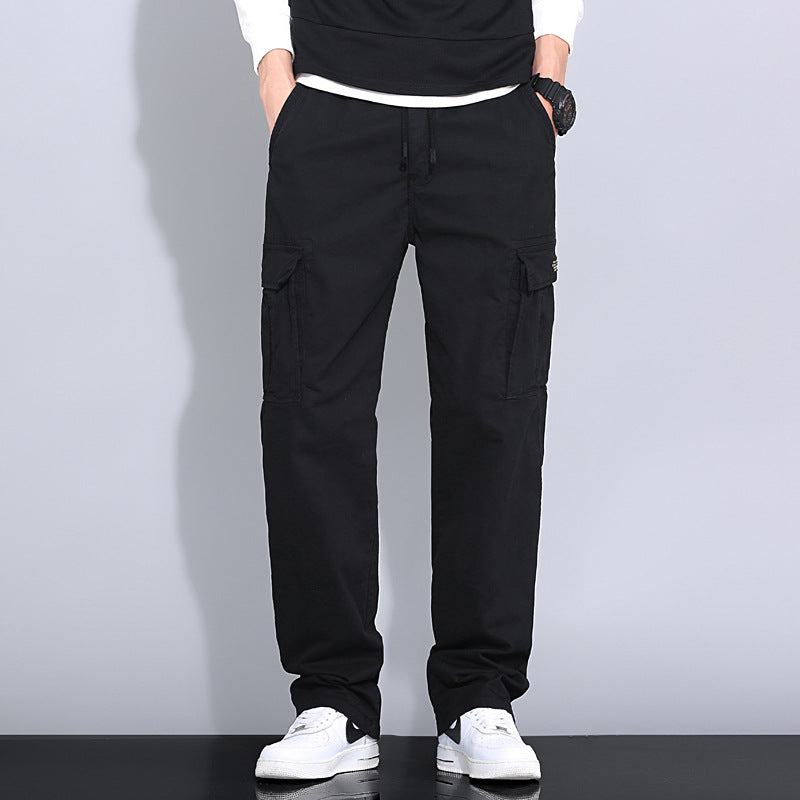 Wholesale overalls men's loose fashion brand autumn men's pants Autumn New toe Harlan pants men's casual pants cross-border