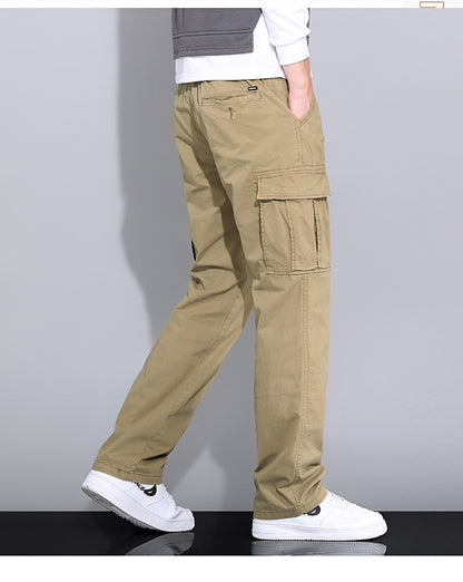 Wholesale overalls men's loose fashion brand autumn men's pants Autumn New toe Harlan pants men's casual pants cross-border