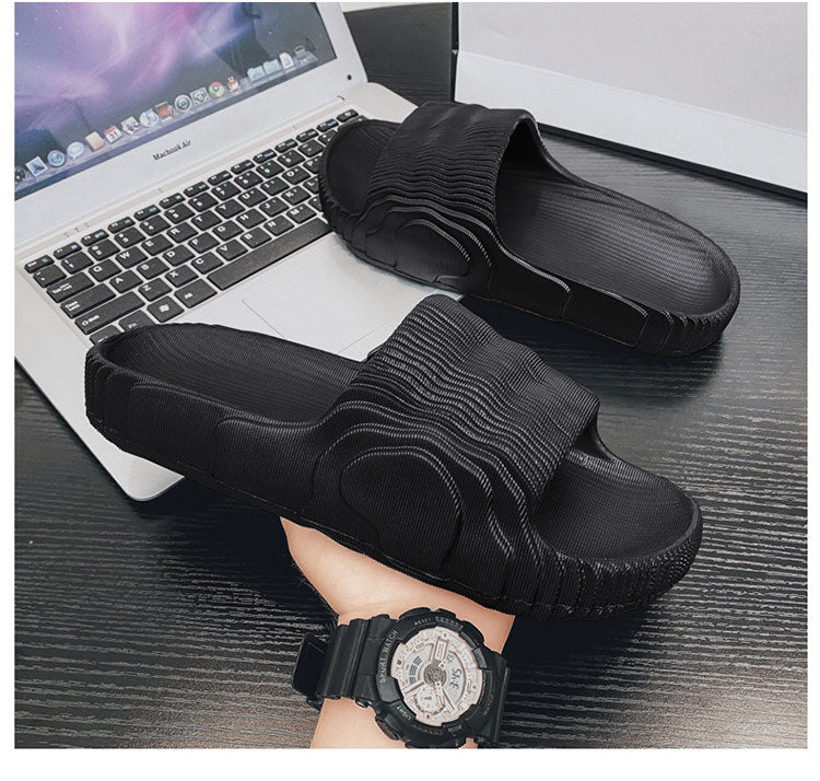 [Hot Style] New Summer Slippers, Slip-Ons for Couples, Easiest for Match Casual Non-Slip, Deodorant Home Sandals