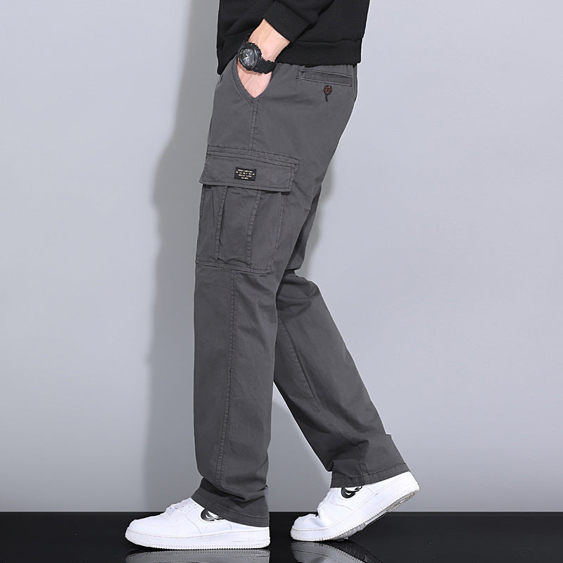 Wholesale overalls men's loose fashion brand autumn men's pants Autumn New toe Harlan pants men's casual pants cross-border