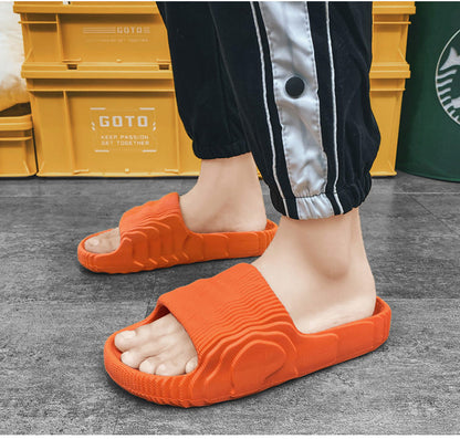 [Hot Style] New Summer Slippers, Slip-Ons for Couples, Easiest for Match Casual Non-Slip, Deodorant Home Sandals