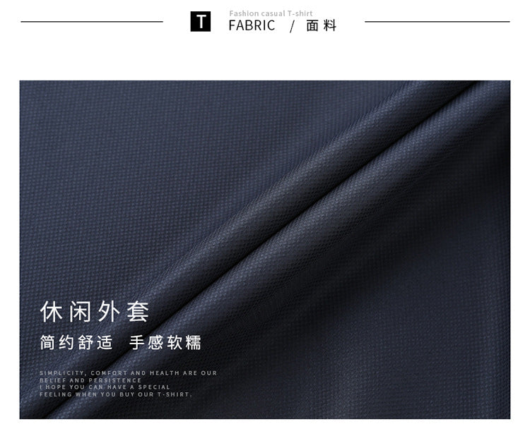 2026 Spring New Men's Jacket with Turn-Down Collar, Workwear Pockets, Short Style, Casual Top for Young and Middle-Aged Men, Trendy Men's Fashion