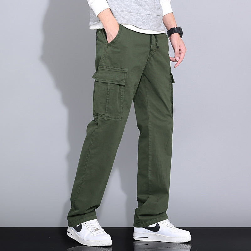 Wholesale overalls men's loose fashion brand autumn men's pants Autumn New toe Harlan pants men's casual pants cross-border