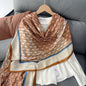 Cross-border Cotton and Linen Scarf Women's Japanese and Korean High-end Fashion Scarf Spring and Summer Sunscreen Warm Shawl Simple Scarf