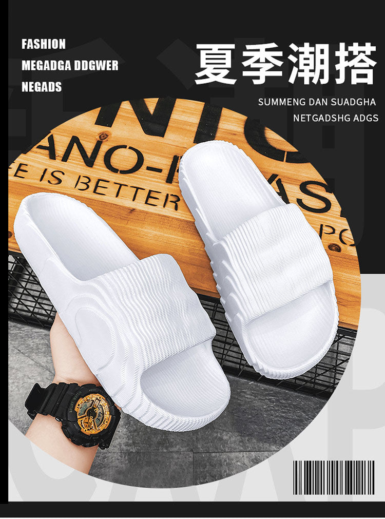 [Hot Style] New Summer Slippers, Slip-Ons for Couples, Easiest for Match Casual Non-Slip, Deodorant Home Sandals