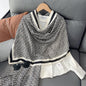 Cross-border Cotton and Linen Scarf Women's Japanese and Korean High-end Fashion Scarf Spring and Summer Sunscreen Warm Shawl Simple Scarf