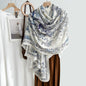 Cross-border Cotton and Linen Scarf Women's Japanese and Korean High-end Fashion Scarf Spring and Summer Sunscreen Warm Shawl Simple Scarf