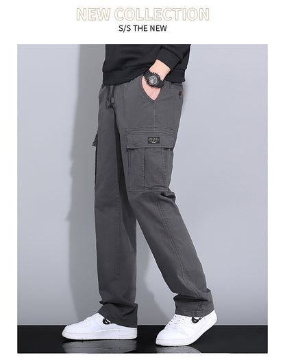Wholesale overalls men's loose fashion brand autumn men's pants Autumn New toe Harlan pants men's casual pants cross-border
