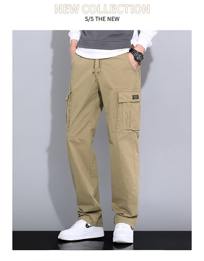 Wholesale overalls men's loose fashion brand autumn men's pants Autumn New toe Harlan pants men's casual pants cross-border