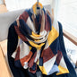 Cross-border Cotton and Linen Scarf Women's Japanese and Korean High-end Fashion Scarf Spring and Summer Sunscreen Warm Shawl Simple Scarf