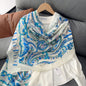 Cross-border Cotton and Linen Scarf Women's Japanese and Korean High-end Fashion Scarf Spring and Summer Sunscreen Warm Shawl Simple Scarf