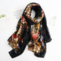 Cross-border Cotton and Linen Scarf Women's Japanese and Korean High-end Fashion Scarf Spring and Summer Sunscreen Warm Shawl Simple Scarf