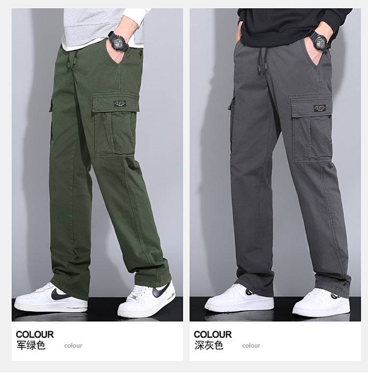Wholesale overalls men's loose fashion brand autumn men's pants Autumn New toe Harlan pants men's casual pants cross-border