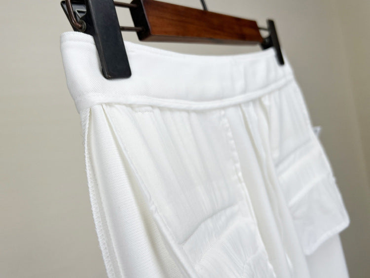 24 Spring and Autumn New Style Women's Suit Pants with Strong Draping Effect, Comfortable and Non-Tight, Commuter Pencil Pants, Versatile Nine-Point Straight-Leg Pants, High Waist