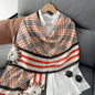 Cross-border Cotton and Linen Scarf Women's Japanese and Korean High-end Fashion Scarf Spring and Summer Sunscreen Warm Shawl Simple Scarf