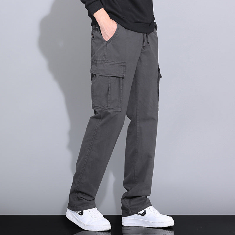 Wholesale overalls men's loose fashion brand autumn men's pants Autumn New toe Harlan pants men's casual pants cross-border