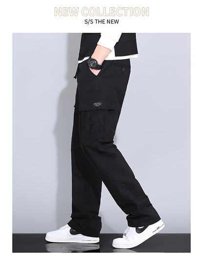 Wholesale overalls men's loose fashion brand autumn men's pants Autumn New toe Harlan pants men's casual pants cross-border