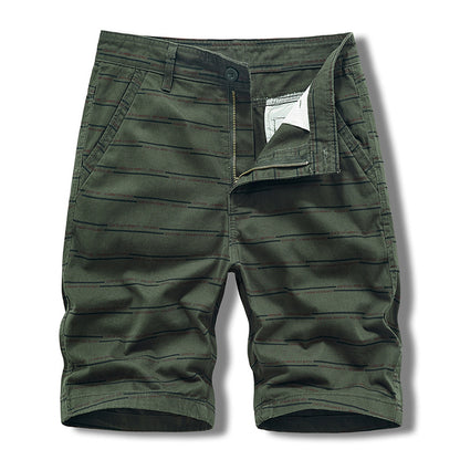 Casual Shorts Summer Men's Japanese-style Tooling All-match Solid Color Striped Claw Pants Boys Running Sports Men's Pants
