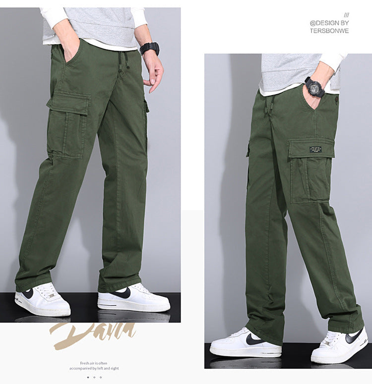 Wholesale overalls men's loose fashion brand autumn men's pants Autumn New toe Harlan pants men's casual pants cross-border