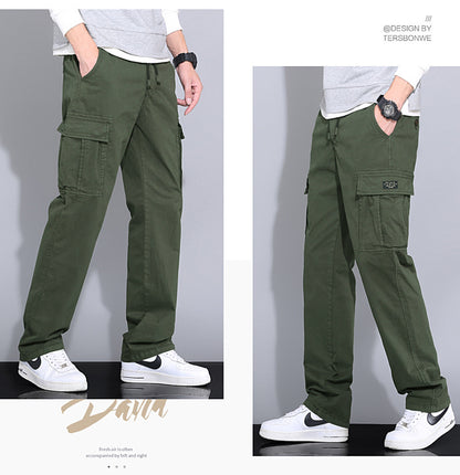 Wholesale overalls men's loose fashion brand autumn men's pants Autumn New toe Harlan pants men's casual pants cross-border