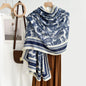 Cross-border Cotton and Linen Scarf Women's Japanese and Korean High-end Fashion Scarf Spring and Summer Sunscreen Warm Shawl Simple Scarf