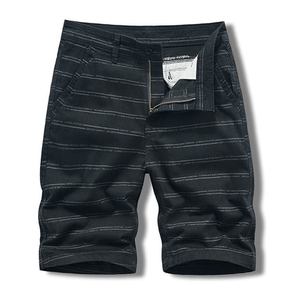 Casual Shorts Summer Men's Japanese-style Tooling All-match Solid Color Striped Claw Pants Boys Running Sports Men's Pants