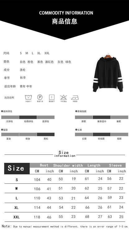 Cross-border foreign trade Europe and the United States electrocardiogram love printing long sleeve parallel bars striped sweater pants suit autumn and winter European size