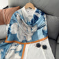 Cross-border Cotton and Linen Scarf Women's Japanese and Korean High-end Fashion Scarf Spring and Summer Sunscreen Warm Shawl Simple Scarf