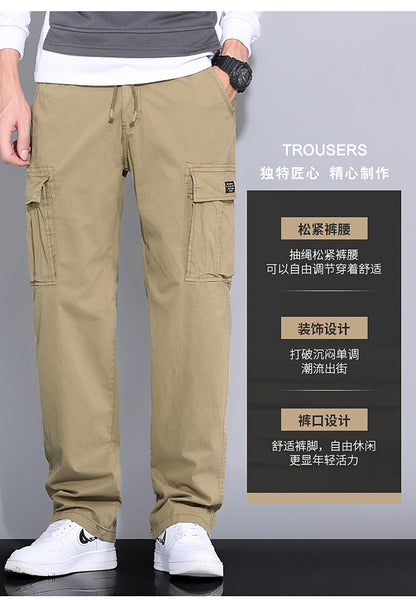 Wholesale overalls men's loose fashion brand autumn men's pants Autumn New toe Harlan pants men's casual pants cross-border