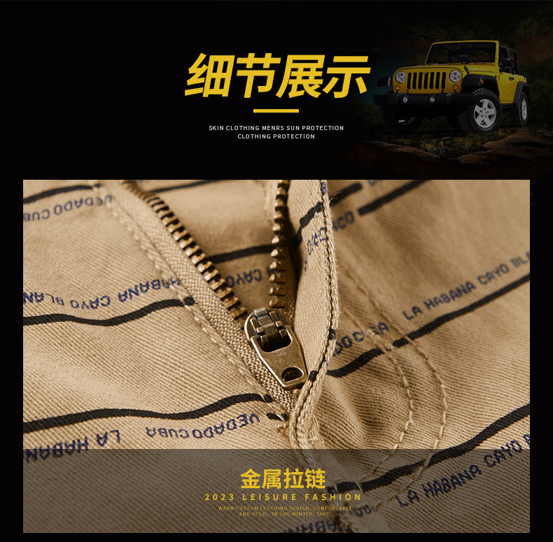 Casual Shorts Summer Men's Japanese-style Tooling All-match Solid Color Striped Claw Pants Boys Running Sports Men's Pants
